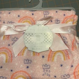 Plush baby blanket 30 x30